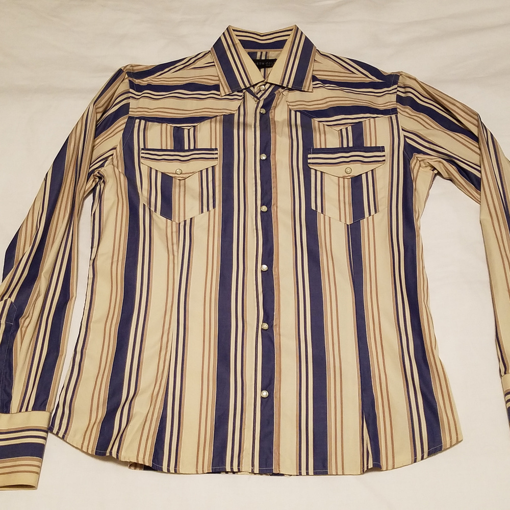 Kenneth Cole - Real Pearl Snap Western Shirt
